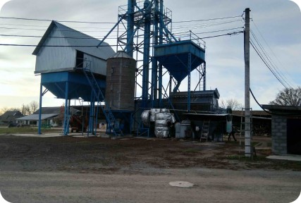 Будівництво зерносушарки