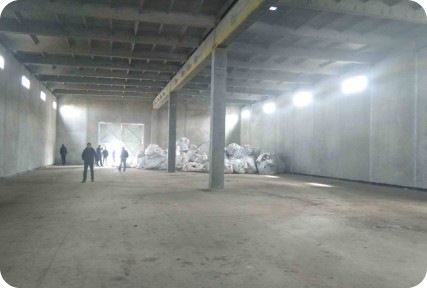 Будівництво складу зберігання насіння, мінеральних добрив та засобів захисту рослин